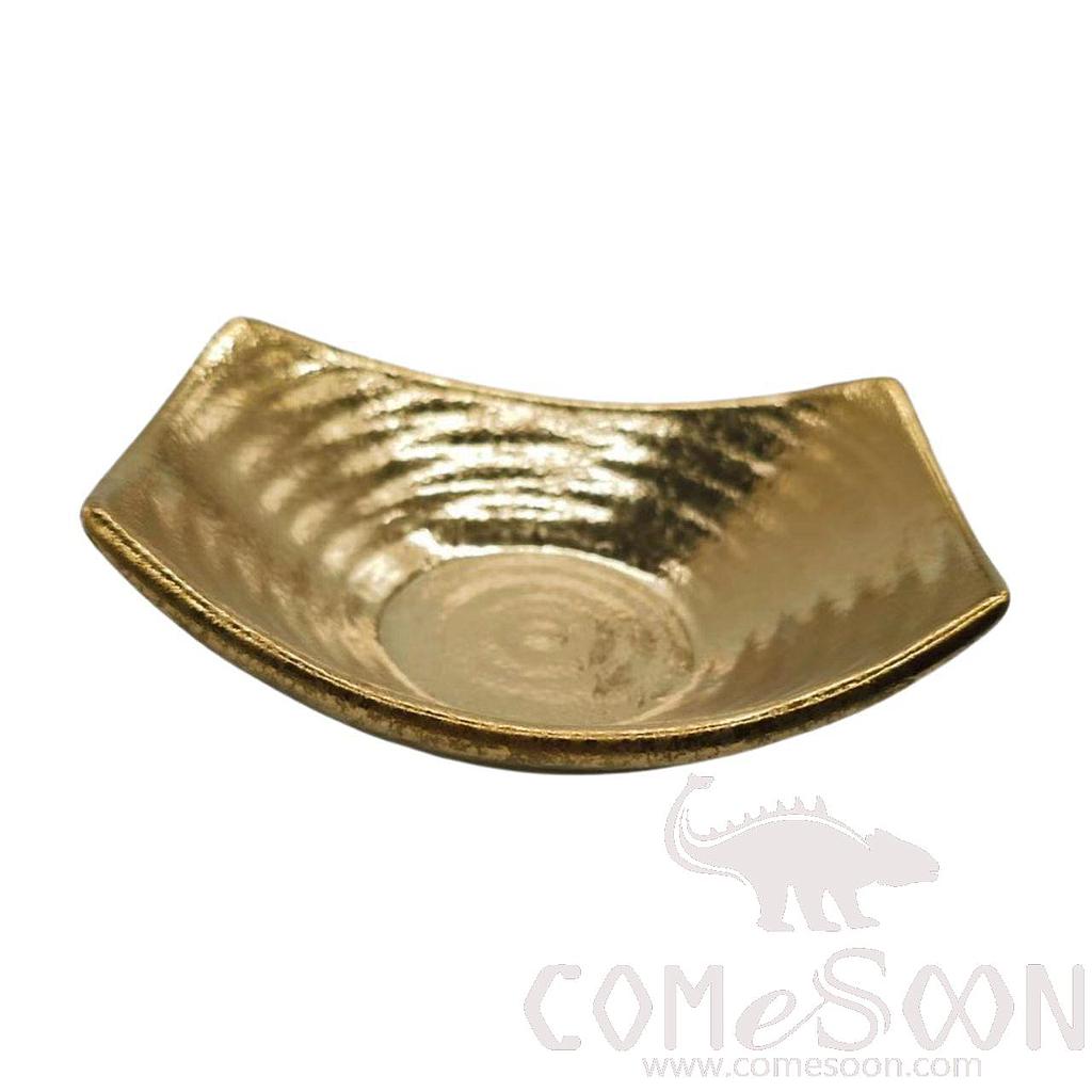 Gold-Plating 5" Upturned Corner Bowl
