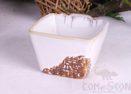 4" Embossed Square Bowl product image
