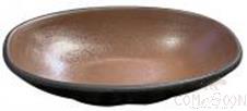 5.25" " Boat Shaped Plate, Black Brown, Mf, 135*88*27mm product image