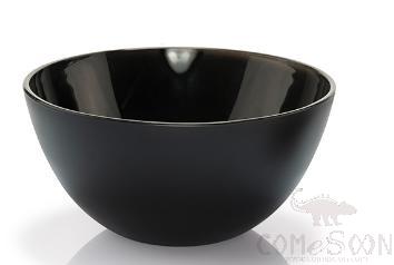Black Glass Bowl, 23.5*11.5cm