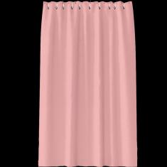 Monochrome Cloth Shower Curtain-Light Pink, Polyester, L180* W180cm