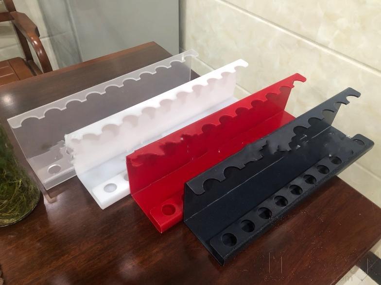 Cutlery Display Rack, 12 Holes, Red product image