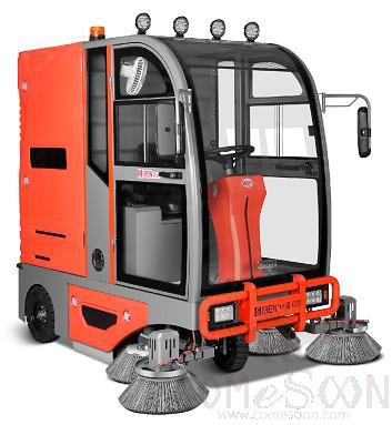 Cleaning Machine - Sweeper - Totalmente Chiuso - Manual Driving