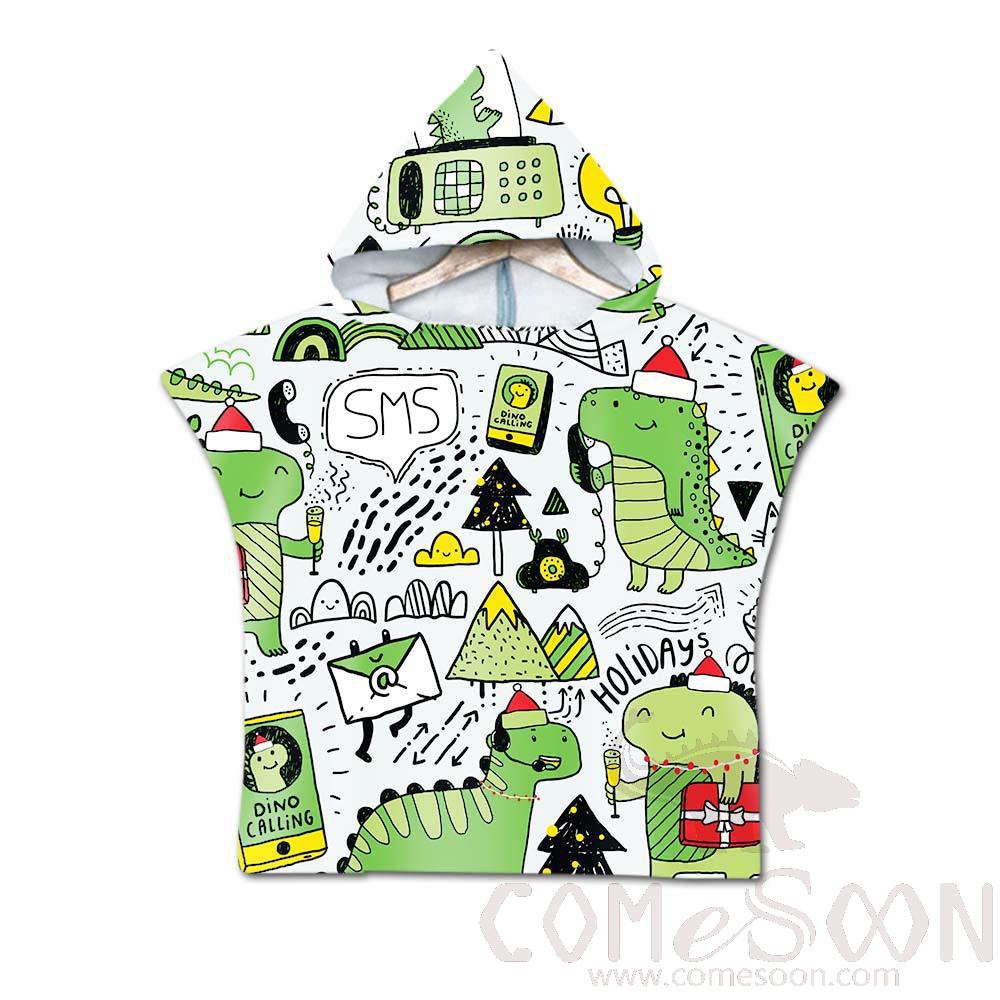 Kid's Cape Beach Towel, Microfiber, 60*80cm