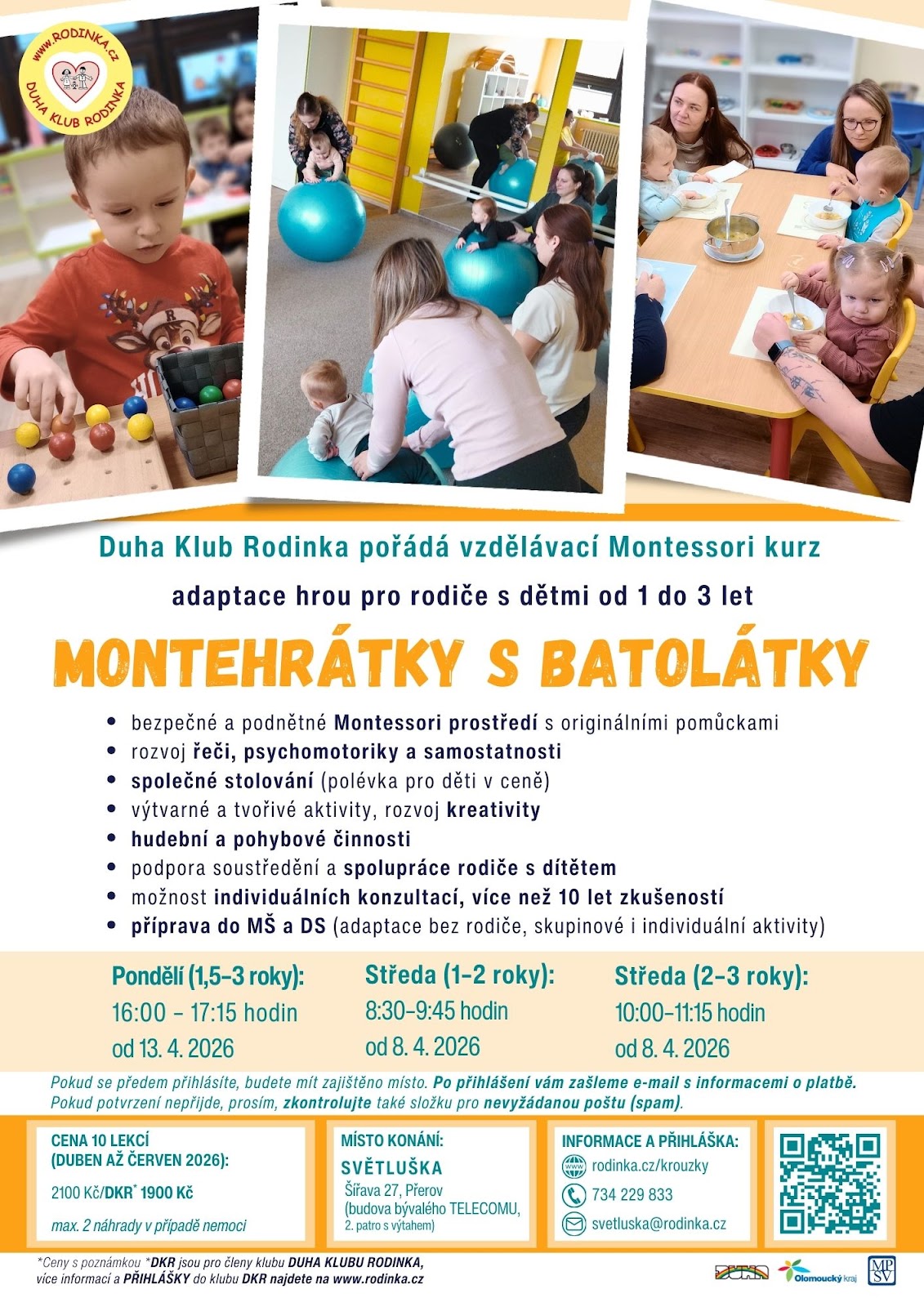Montehrátky s batolátky