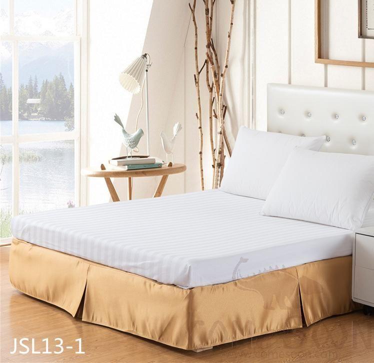 King Bed Skirting, Cotton, 195*205+ 7.5+ 37cm