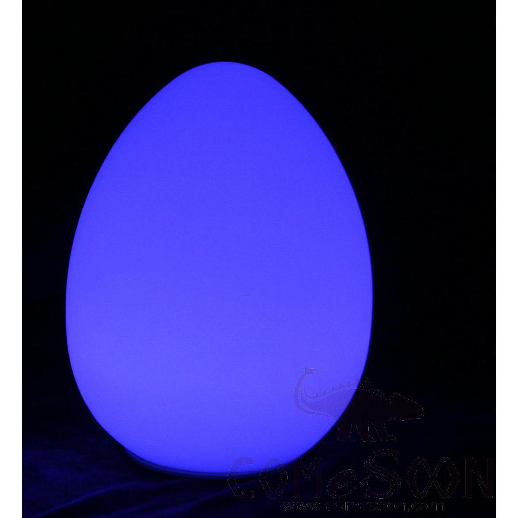 Egg Shaped Outdoor Light, PE, D22* H28cm