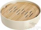 12.5" Tea Plate (Lid with Bamboo Pattern), Mud Yellow, Mf, 317*50mm product image