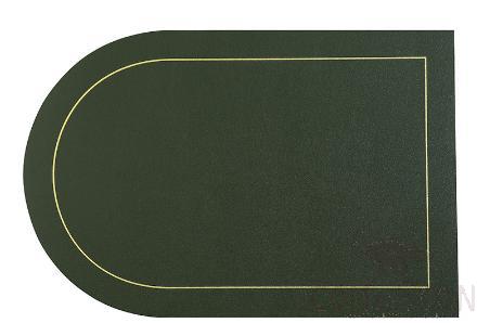 Two-Color D-Shaped Table Runner, Pu, L45*W30cm