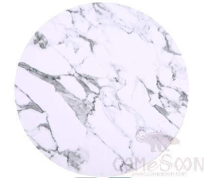 Marbleized Table Runner, Pu, Square L43*W30cm, Round L33*W33cm