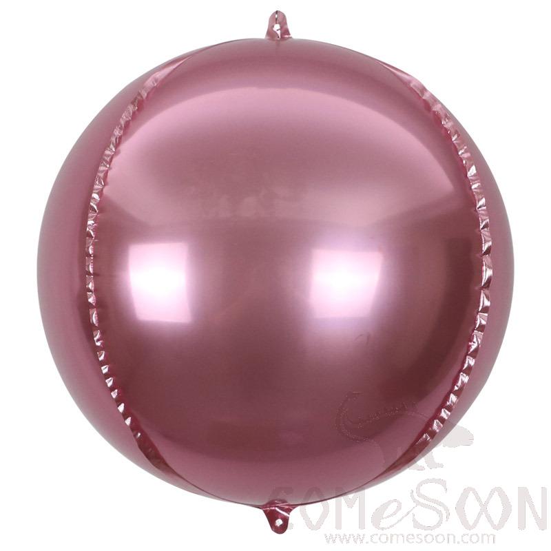4d Balloon, Aluminum Film, Pearl Powder, 10 Inches