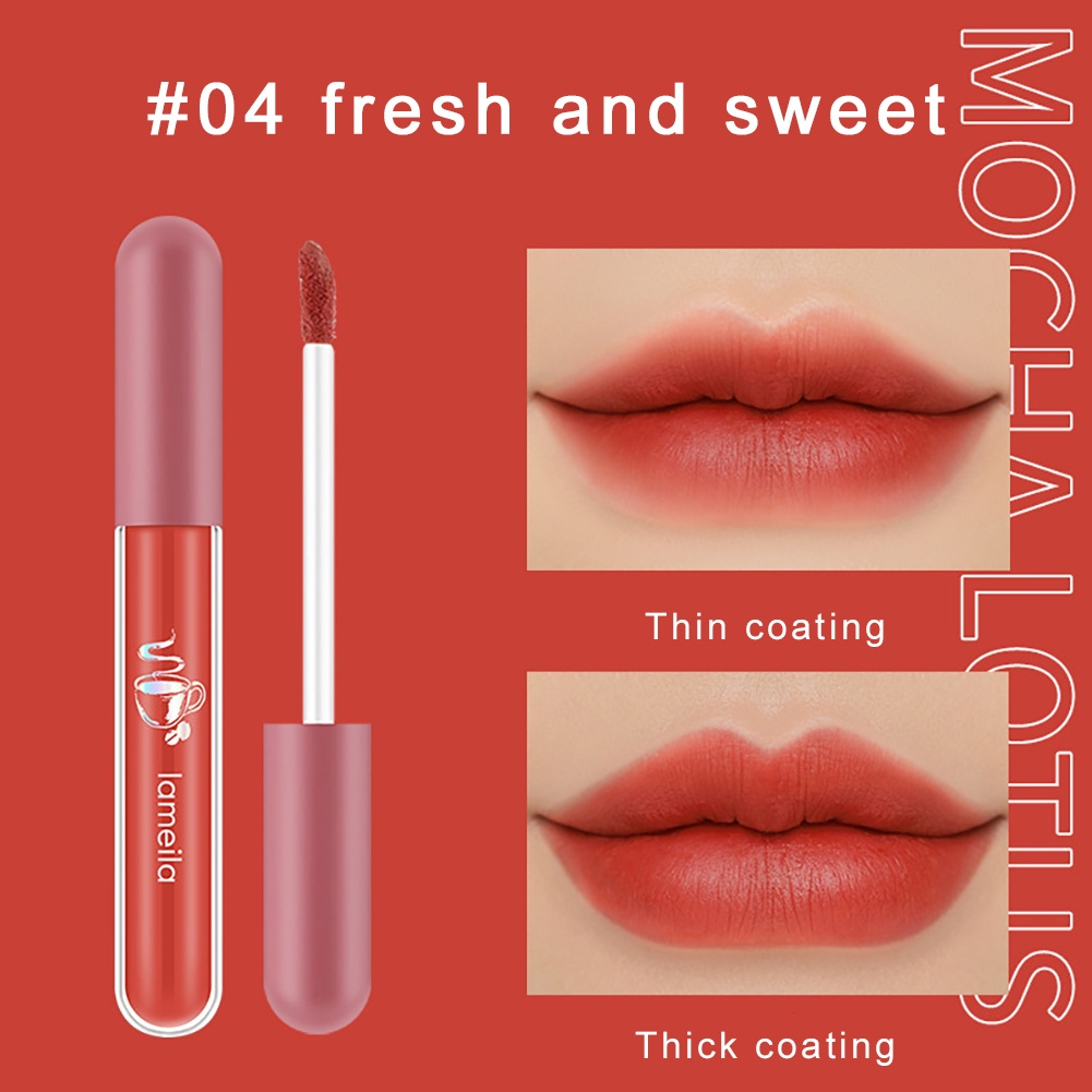 LAMEILA NUDE LIPSTICK MATTE LAMEILA 1041 Lipstik Matte Tahan Lama dan WATERPROOF