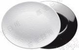 12.2" Two-Color Embossed Long Plate (Moq 50 Pieces), White Black, Mf, 311.6*229.6*24mm
