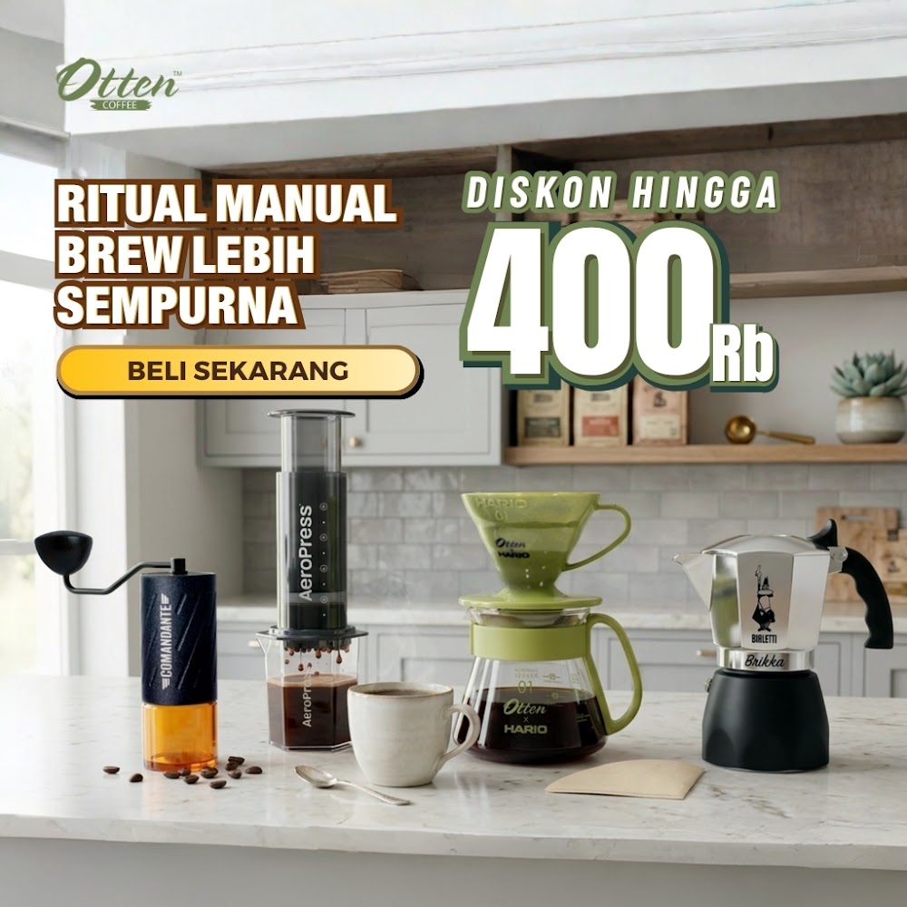 Alat Kopi Sempurna Ritual Manual Brew!