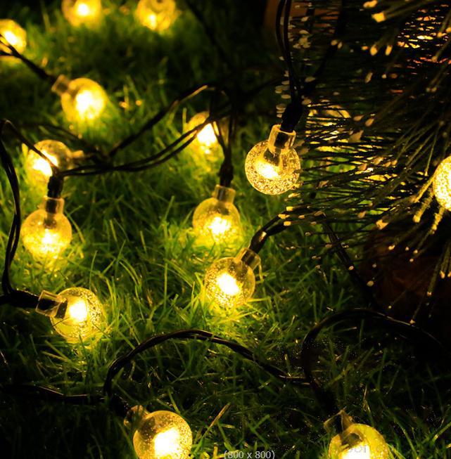 Foaming Waterproof Light String, Warm Light, 1.8cm