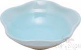 4.5" Flower Bowl, Light Blue Green Spray Dots, Mf, 118*115*33mm