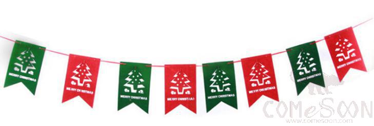 Christmas Banner Non-Woven Fabric