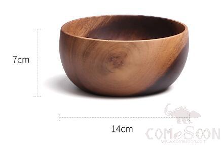 Wooden Bowl, Φ14*H7cm