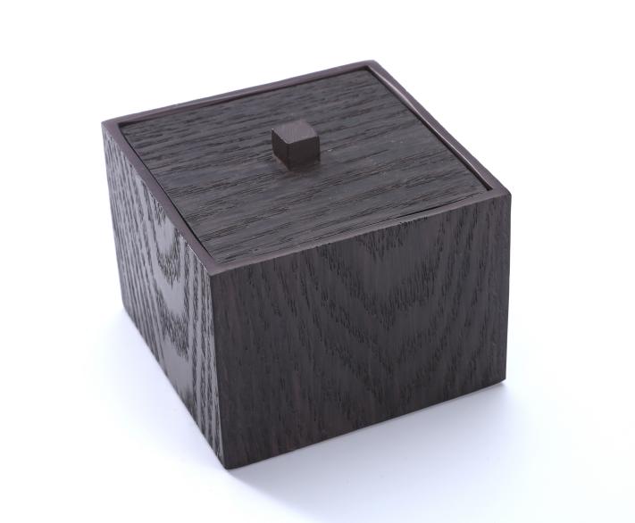 Bath Salt Jar, Wood Resin, 85*85* 65 mm