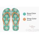 Oss Male Flip-Flops, PE Bottom+ PVC Surface, Size 39