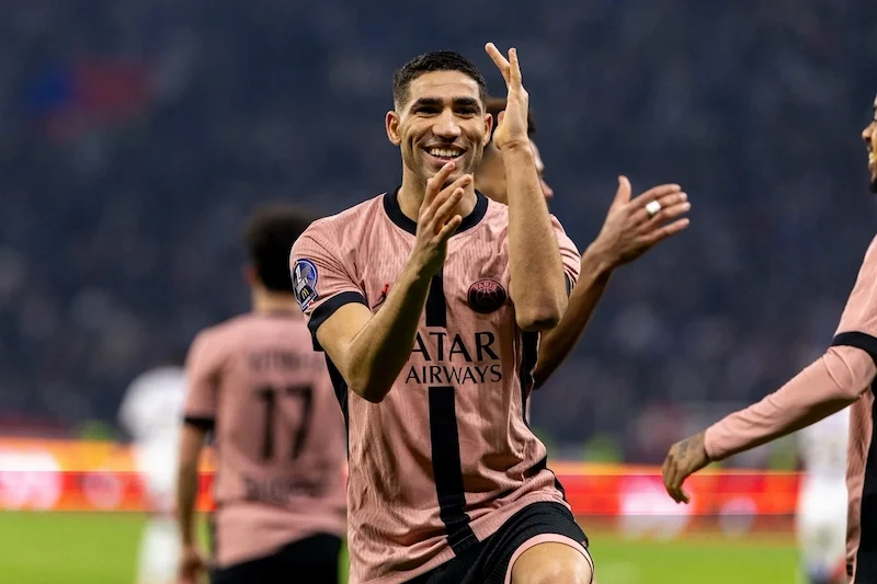 Hakimi figure parmi les défenseurs les plus prolifiques au monde en termes de buts marqués en jeu ouvert.