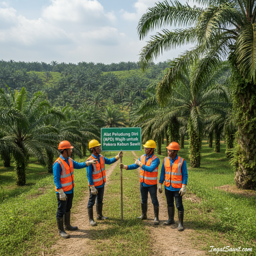 Mengenal Alat Pelindung Diri (APD) Wajib untuk Pekerja Kebun Sawit