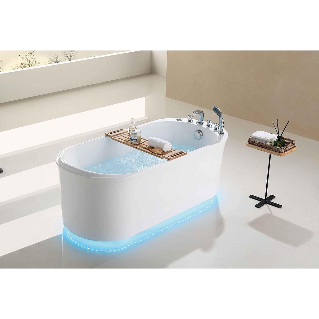 Air-Jet Free-Standing Bathtub W/faucet Hardware, L1640*W740*H610mm