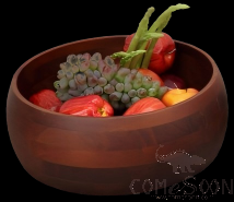 Wooden Bowl, Φ360*H135cm, Acacia Wood
