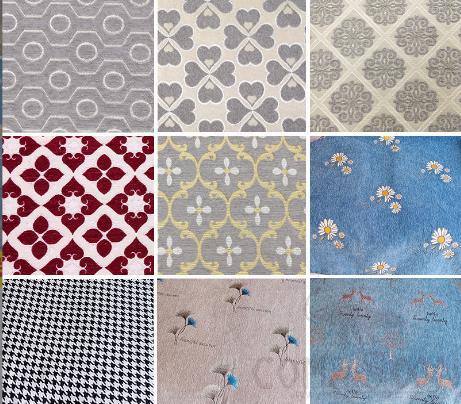 1.8m Wide Jacquard Fabric Chenille Pillow Fabric
