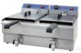 2-Tank 2-Basket Electric Fryer, Dimension:l690*W540*H405mm, Capacity:16+ 16L