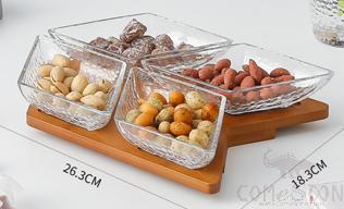 Glass Snack Plate