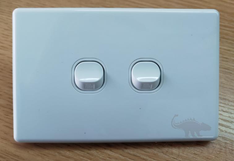 2gang  Switch 10a, 2 Way, 120*78mm
