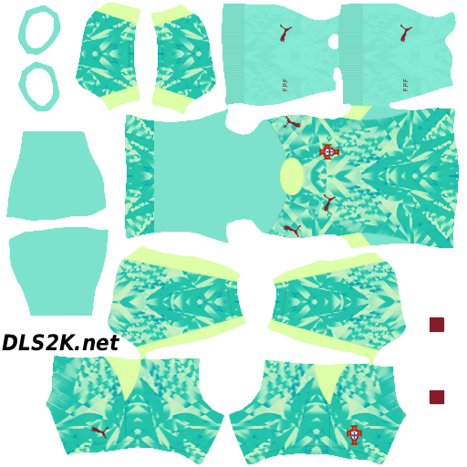 Uniforme de Portero Visitante de Portugal