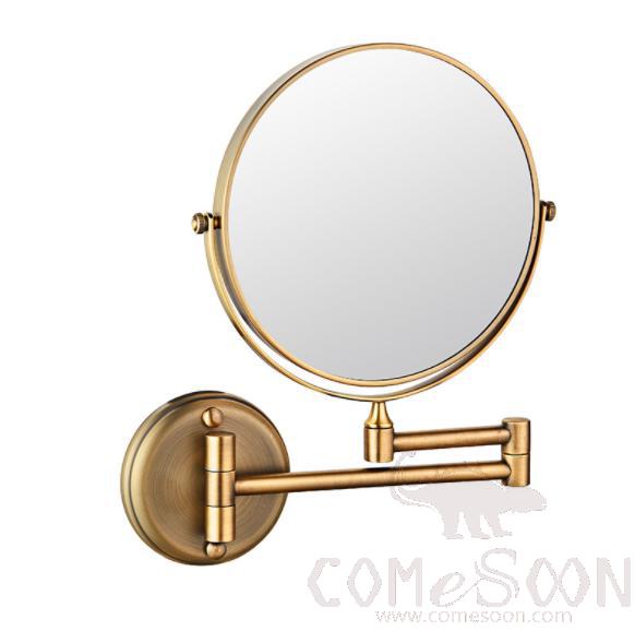 Makeup Mirror-W/o Led / Double-Sided Mirror - Antique - Copper+ SUS304+ Zinc Alloy