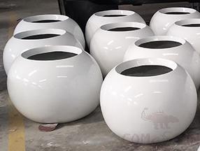 Fiberglass Flowerpot, 80*80*60cm