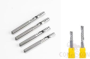 Double-Edged Milling Cutter for Wood Engraving Machine, Φ4*W20mm