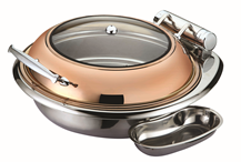 F018 Series-Round Chafing Dish W/glass Lid(Rose Golden)-Body
Hydraulic product image