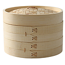Bamboo Steamer Dim Sum Basket Set, Φ20cm