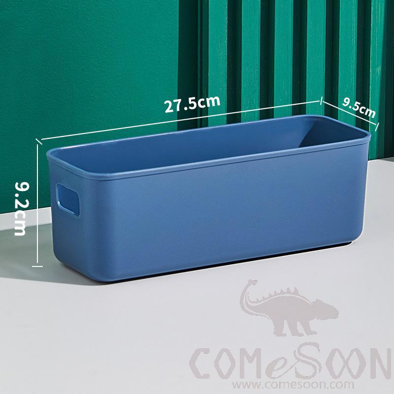Navy Storage Box Without Cover-9.5*27.5*9.2 cm, PP