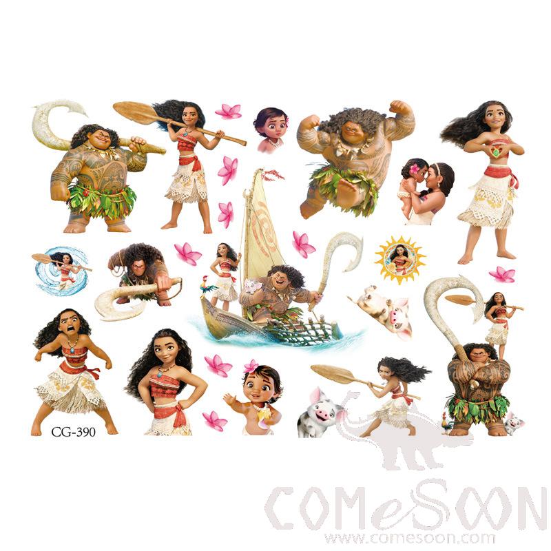 Cartoon Tattoo Sticker Set
