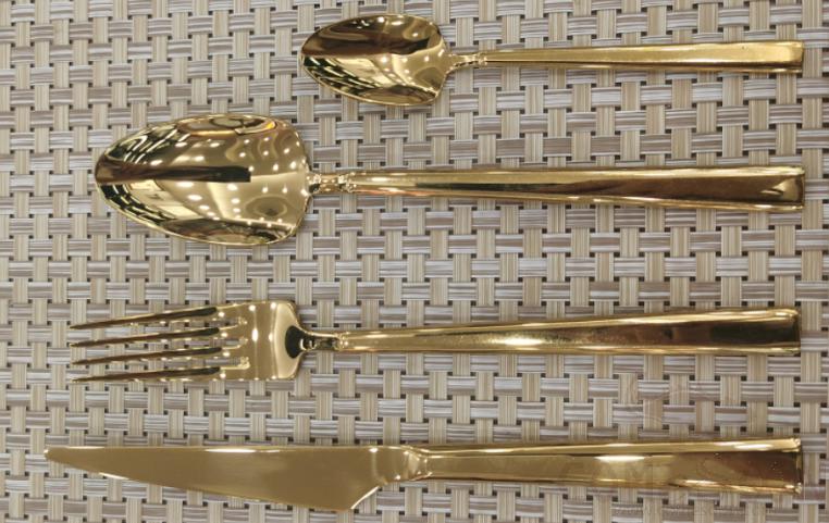 B885 Series-Dessert Spoon Golden, 180mm product image