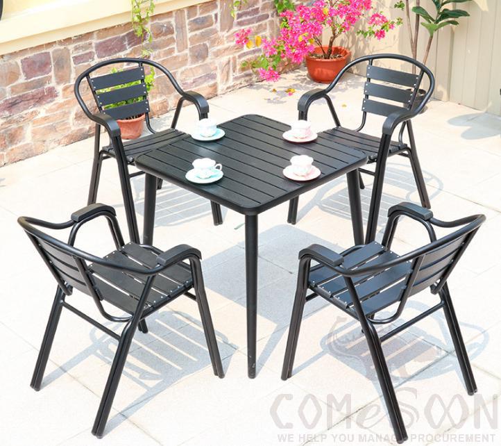 Outdoor Plastic Wood Table and Chair product image
