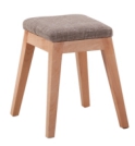 Table, Padded Fabric Mat+ Beech Wooden Legs
, 39.5*45* 46 cm
