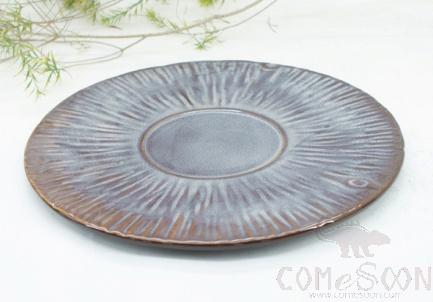 Blue Glaze 11" Chai Cushion Plate