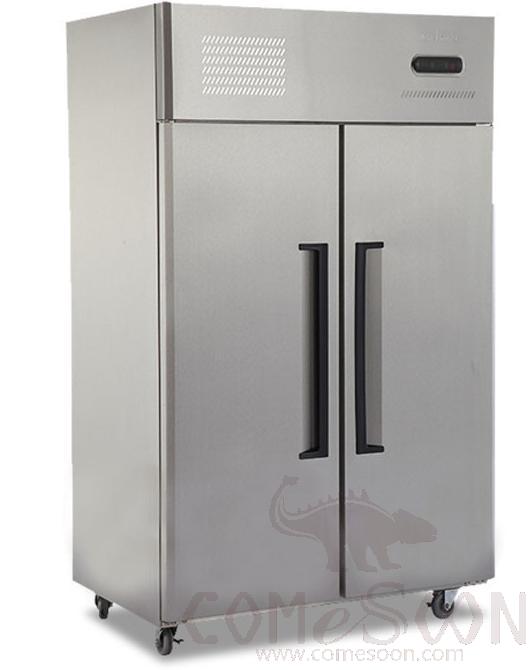 2 Doors Upright Fridge+ 0°c /+ 10°c, 1300*850*2100mm