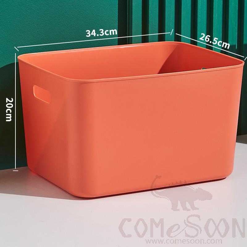 Orange Storage Box Without Cover-26.5*34.3*20 cm, PP