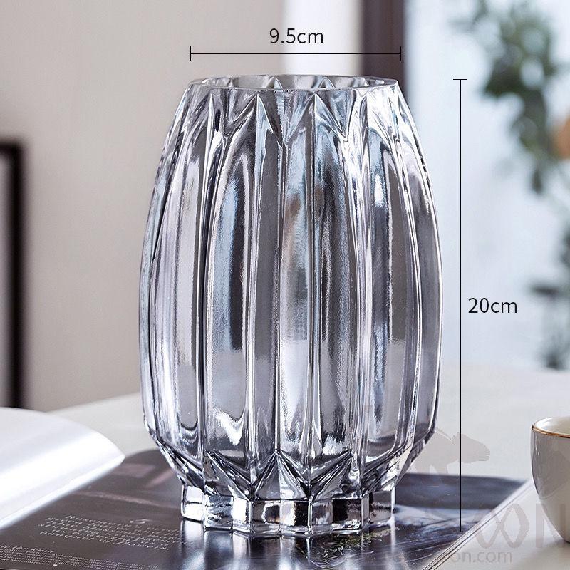 Vase, Glass, Soot, H20cm