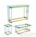 Coffee Table, Stainless Steel, 130*70*47cm