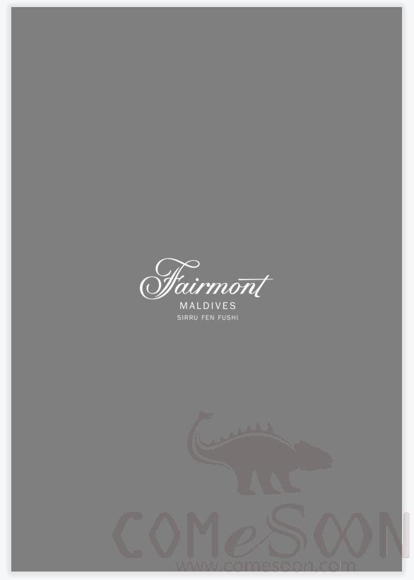 Menu Folder-Genuine Leather Grey