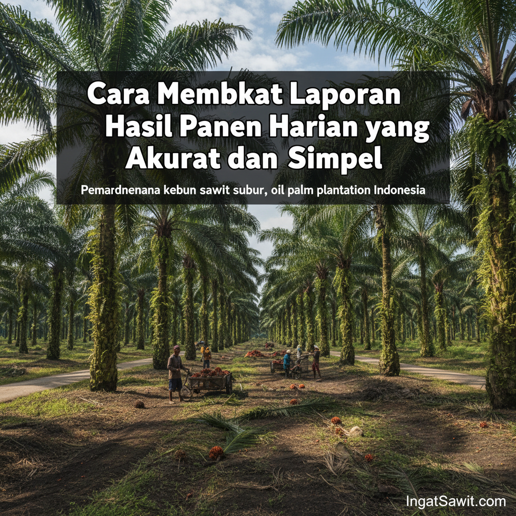 Cara Membuat Laporan Hasil Panen Harian yang Akurat dan Simpel